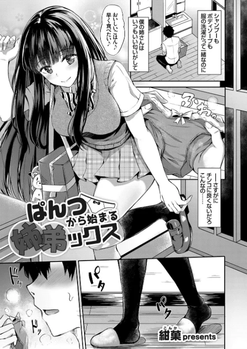 ぱんつから始まる姉弟ックス（単話）/紺菓/2019-07-05【b443agogp00637】 試し読みサンプル 2ページ目