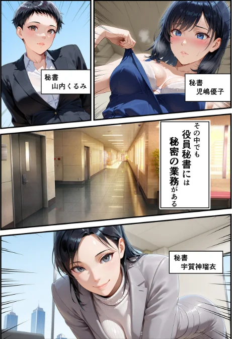 淫乱秘書室 淫靡な役員秘書の秘めた仕事/あいがす/2026-05-01【b639aaice00097】 試し読みサンプル 3ページ目