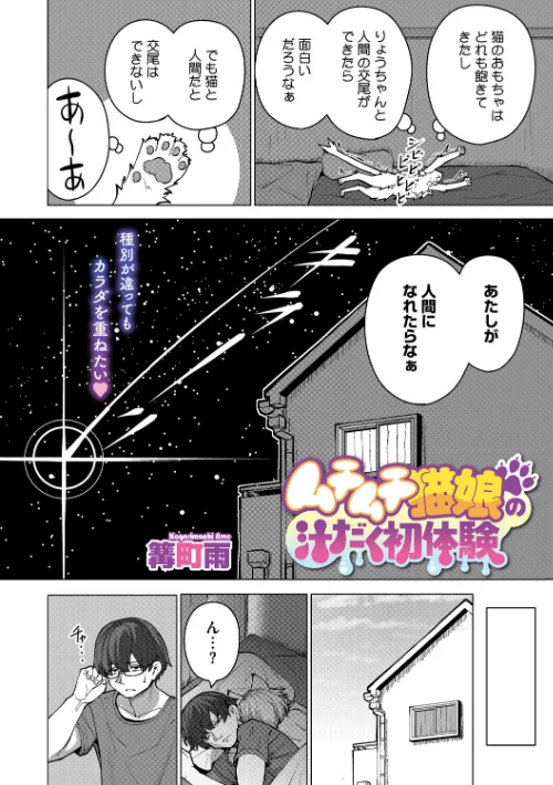 ムチムチ猫娘の汁だく初体験(単話)/篝町雨/2026-04-25【s011akamj02877】 試し読みサンプル 2ページ目