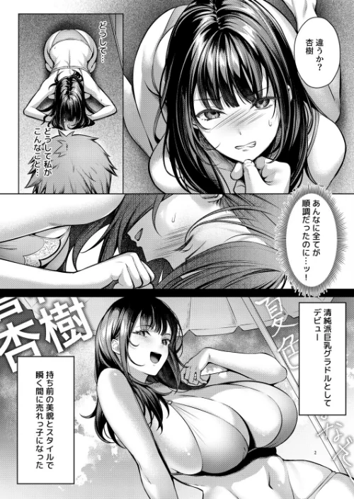 あの場所へ戻れるのなら -元グラドル杏樹、極小ビキニで大乱交ハメ堕ち-/diletta よもぎ豆太郎/2026-02-20【s544ahuat00019】 試し読みサンプル 2ページ目