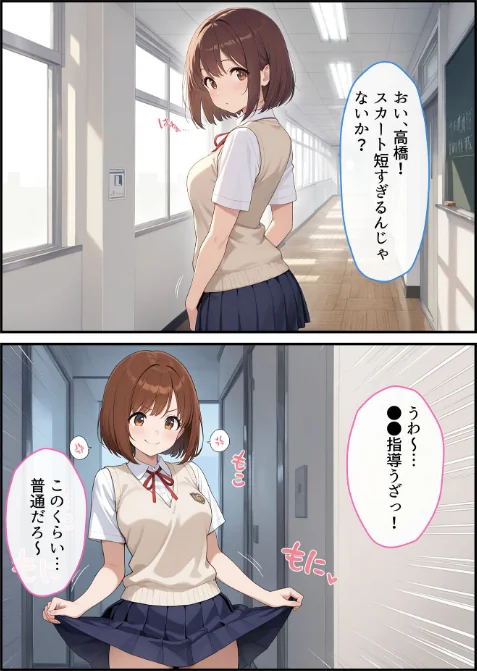 パパ活●●●●が●●指導教師に脅され中●しをした話 モザイク版/AIザッハトルテ あいラビ/2026-02-21【s594allud02707】 試し読みサンプル 4ページ目