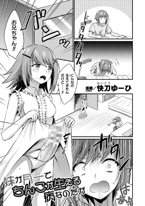 妹が月一でちんこが生える病なのだが【単話】（単話）/快刀ゆーひ/2024-11-30【b073bktcm06395】 試し読みサンプル 2ページ目