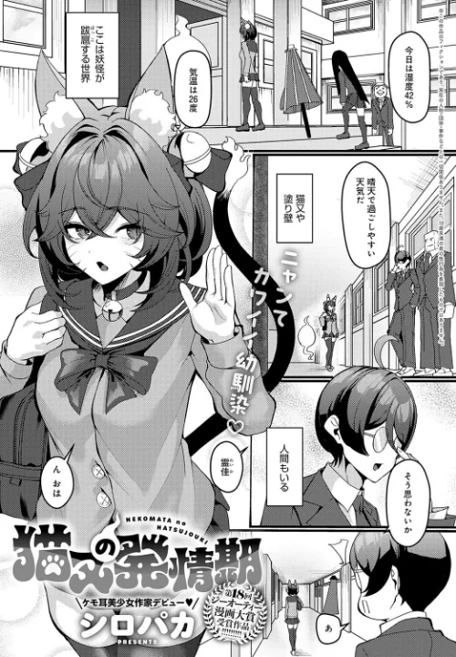 猫又の発情期（単話）/シロパカ/2025-06-20【k568agotp09921】 試し読みサンプル 2ページ目