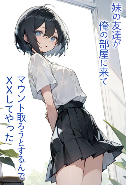 妹の友達が俺の部屋に来てマウント取ろうとするんでXXしてやった/東京漫画研究所 あいラビ/2024-11-29【s594allud00360】 試し読みサンプル 2ページ目
