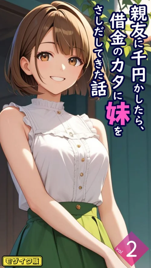 親友に千円かしたら、借金のカタに妹をさしだしてきた話【単話】 モザイク版（単話）/とろとろコミック あいラビ/2025-09-13【s594allud01716】 試し読みサンプル 2ページ目